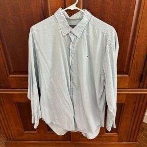 Vineyard Vines blue checkered button down size large